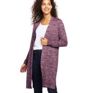 Land’s End duster jersey cardigan